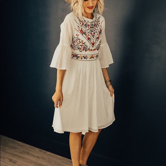 ❌SOLD Berry Berry Dress in Olive Altar’d State - Picture 2 of 2